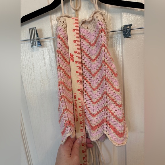 Freshman 1996 Crochet Skirt Set Tieback Top Mini Skirt Women’s XS Style #146919 - Picture 7 of 10